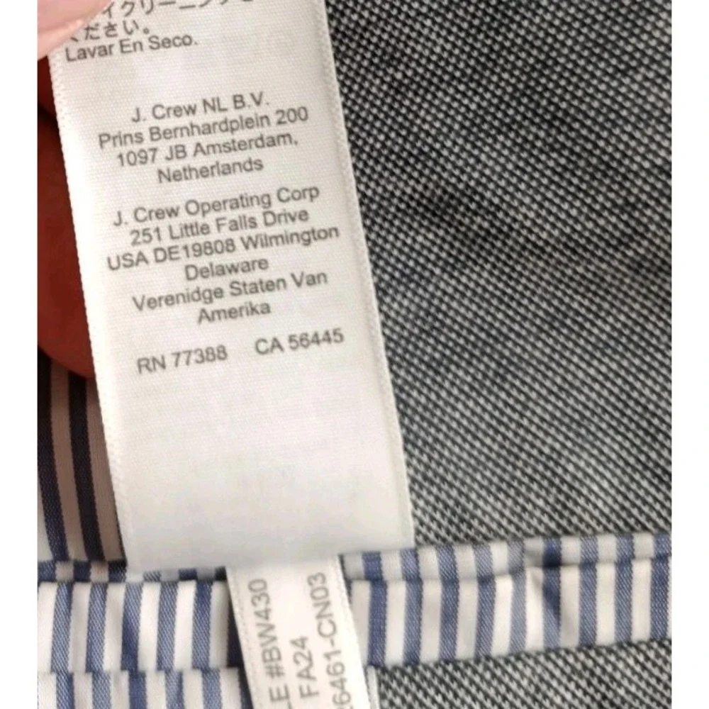J. Crew Thompson Performance Blazer Mens 44 R Blue Stretch Teacher